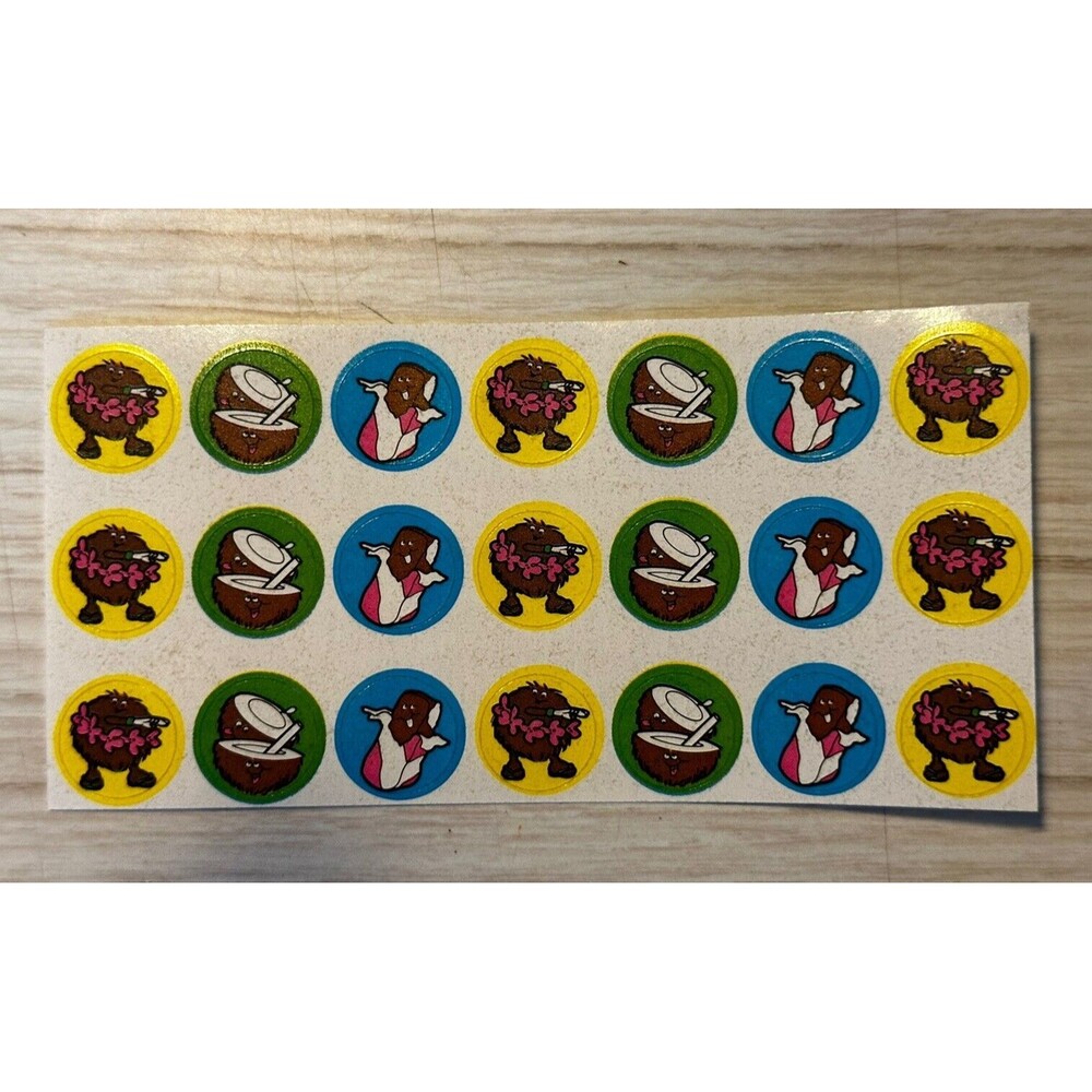 Scratch & Sniff Stickers Vintage 90s 7 Sets Of 3 Rare HTF